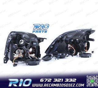 FAROS OPEL VECTRA C 02-05 SIGNUM 03-05 OJOS ANGEL FONDO NEGR