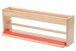 Portarrollos madera con almacenaje ikea