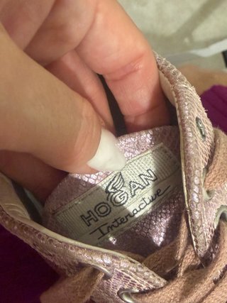Scarpe Hogan donna rosa glitter