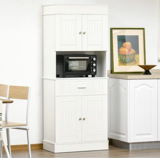 Mueble Auxiliar Cocina HOMCOM Blanco