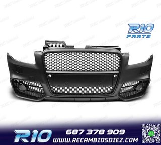 PARAGOLPES DELANTERO AUDI A4 04-07 LOOK RS4 NEGRO PDC