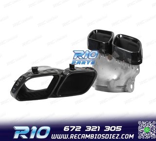COLAS DE ESCAPE MERCEDES GLE W167 19- LOOK GLE63 NEGRO