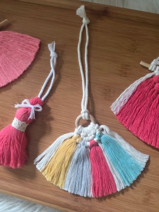 Arazzo Macramè Decorazione da appendere x Bambina