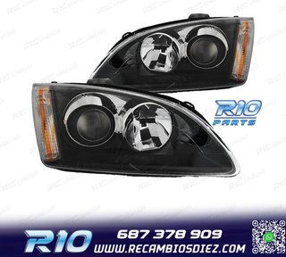 FAROS LUPA FORD FOCUS II 04-08 FONDO NEGRO