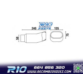 COLA ESCAPE DTM ACERO INOX