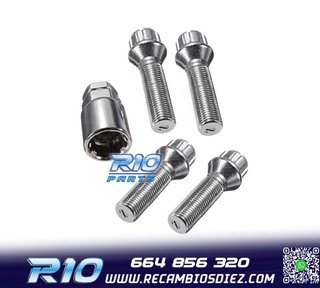 TORNILLOS ANTIRROBO LARGOS 12X125 CÓNICO