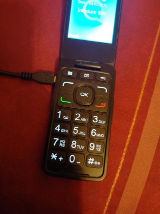 Teléfono Móvil para Mayores Plata