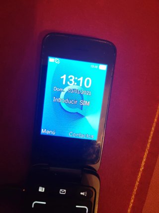 Teléfono Móvil para Mayores Plata