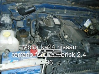 motor 2.4 ka24 Nissan Terrano Maverick gas