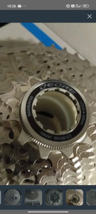 Cassetta Shimano Deore CS-M5100 11v 11-42