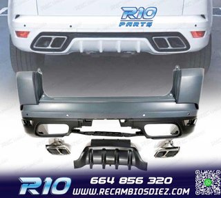 PARAGOLPES TRASERO RANGE ROVER SPORT L494 18- LOOK SVR + COL