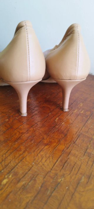 Décolleté Fabrica Veneta Pelle Beige/Blu 36.5