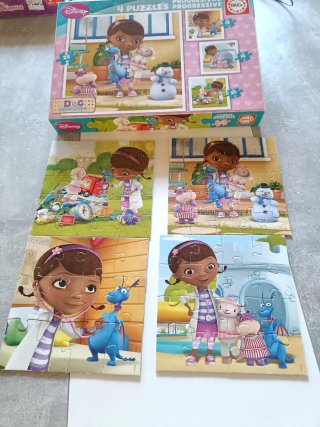 Lote 4 Juegos Educativos Disney y Peppa Pig