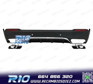 DIFUSOR MERCEDES GLC X253 15-18 LOOK AMG GLC63 + COLAS ES
