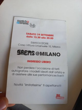Swatch Grems 2009 Milano Special Edition