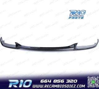 SPOILER LIP BMW E60 E61 07-10 LOOK M5 NEGRO BRILLO