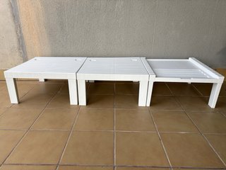 Conjunto jardín: 2 sillones y tumbona
