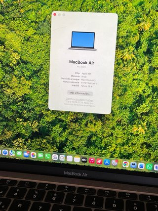 MacBook Air M1 2020 Plata/Gris Espacial