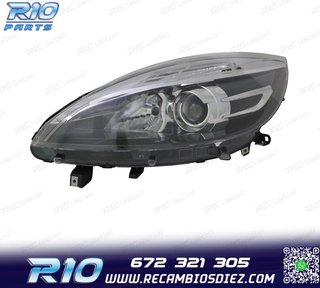 FARO IZQ RENAULT SCENIC III 12-16 FONDO NEGRO