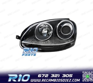 FARO IZQ XENON VOLKSWAGEN VW GOLF 5 GTI 03-08 FONDO NEGRO
