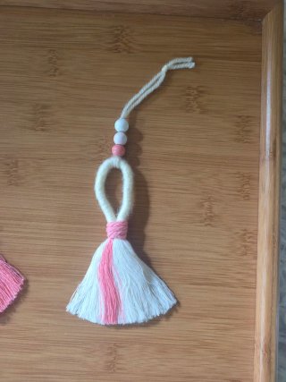 Decorazione macramè arazzo Boho  vestito bambina