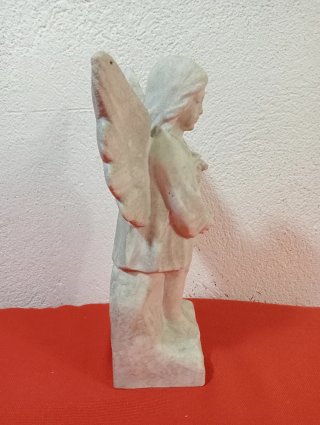 Scultura Angelo in Marmo - Italia '900