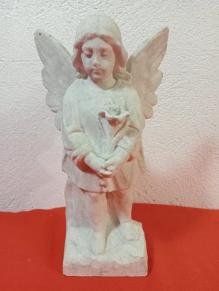 Scultura Angelo in Marmo - Italia '900