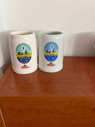 Jarras Cerveza Alhambra Tipo Pilsen