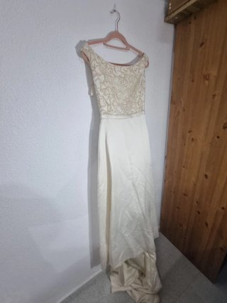 Traje de Novia Blanco Roto Talla 40