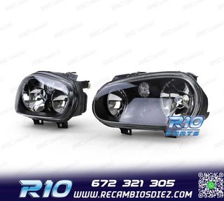 FAROS VOLKSWAGEN VW GOLF 4 NEGRO BLACK EDITION