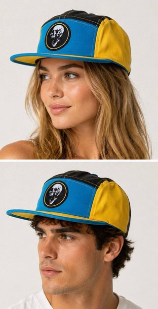 Pack 2 Gorras Snapback Calavera