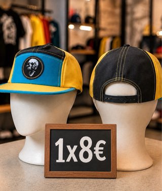 Pack 2 Gorras Snapback Calavera