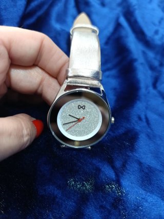 Reloj de pulsera plateado Mark Maddox
