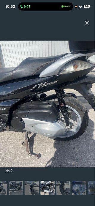 Honda SH 300i Scoopy Negra