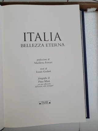 Libro d'arte FMR Italia Bellezza Eterna