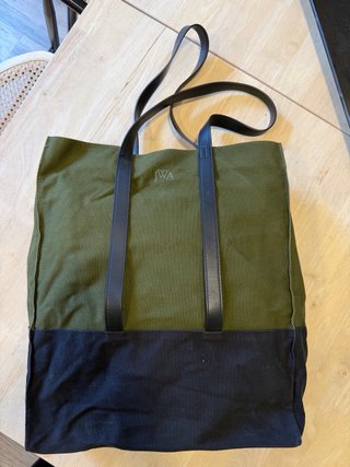 Bolso JW Anderson x Uniqlo Verde y Negro