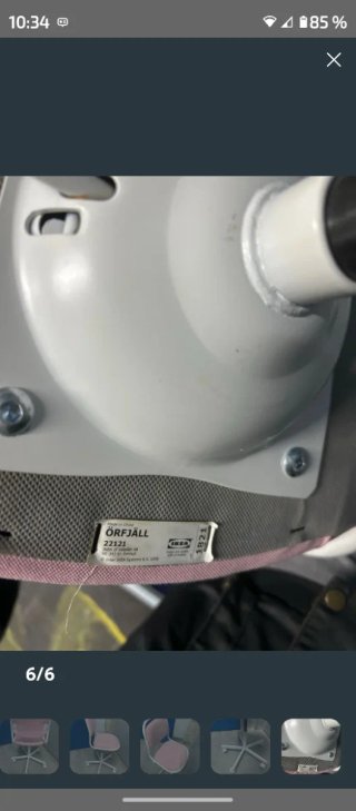 Silla Ikea rosa orfjall