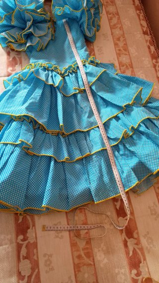 Vestido de Sevillana con volantes