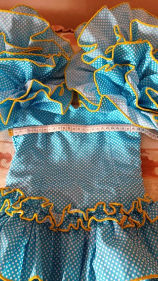 Vestido de Sevillana con volantes