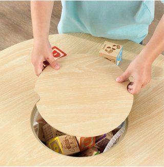 Mesa y 1 Silla Infantile Redonda