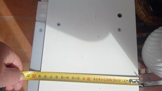 Armario de baño y lavabo de madera