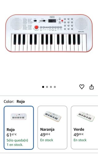 Teclado OQAN QKB-32RD 32 teclas