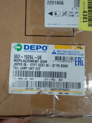 Piloto Trasero Depo 2202856