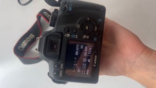 Canon 1000d+Lente 18-55+Tampa+ Fita+carregador