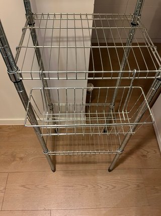 Estantería Metálica Plata 5 Niveles