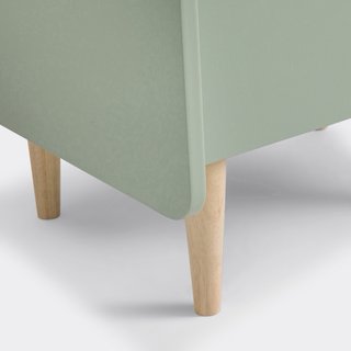 2 Mesitas de noche verde menta