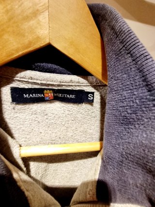 3 Felpe Zip Marina Militare Tg. S