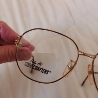 Occhiali vintage Jenny Brooks oro/marrone