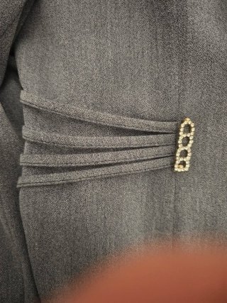 Completo elegante donna grigio tg. 50