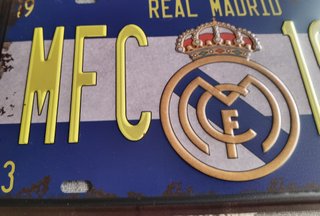 Cartel Chapa Real Madrid MFC 1902